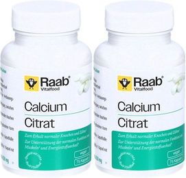 Raab Vitalfood Calciumcitrat Kapseln vegan ohne Gelatine – Bild 1 von 1