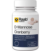 Produktbild von Raab Vitalfood D-Mannose-Cranberry Lutschtabletten Bio Vegan Glutenfrei Laktosefrei