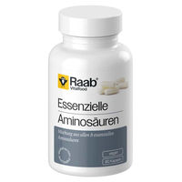 Produktbild von Raab Vitalfood Essenzielle Aminosäuren EAA Kapseln vegan ohne Zusatzstoffe 80 Stück 48g