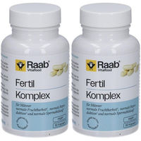 Produktbild von Raab Vitalfood Fertil Komplex Kapseln für Männer mit Maca ohne Gelatine 180 Kapseln