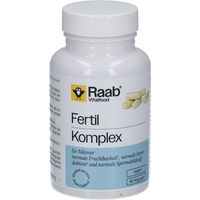 Produktbild von Raab Vitalfood Fertil Komplex Kapseln für Männer vegan ohne Gelatine