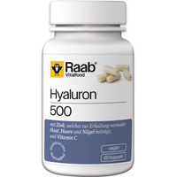 Produktbild von Raab Vitalfood Hyaluron Kapseln vegan