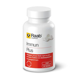 Raab Vitalfood Immun Plus Lutschtabletten glutenfrei laktosefrei ohne Zusatzstoffe 60 Stück – Bild 1 von 1