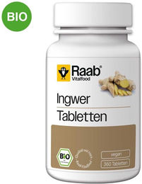 Raab Vitalfood Ingwer Bio Tabletten vegan – Bild 1 von 1