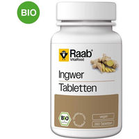 Produktbild von Raab Vitalfood Ingwer Bio Tabletten vegan