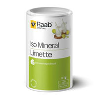 Produktbild von Raab Vitalfood Iso Mineral Limette Isotonisches Getränkepulver Vegan Glutenfrei 600 g