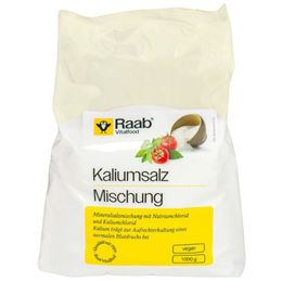 Raab Vitalfood Kaliumsalz-Mischung Bio Kalium Pulver 1000g – Bild 1 von 1