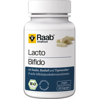 Produktbild von RAAB Vitalfood Lacto+Bifido Bio Kapseln 90 Stück