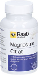 Raab Vitalfood Magnesiumcitrat Kapseln vegan ohne Gelatine – Bild 1 von 1