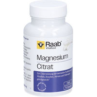 Produktbild von Raab Vitalfood Magnesiumcitrat Kapseln vegan ohne Gelatine