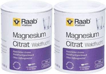 Raab Vitalfood Magnesiumcitrat Waldfrucht Pulver vegan 750 g – Bild 1 von 1