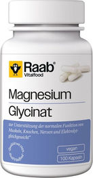 Raab Vitalfood Magnesiumglycinat Kapseln 100 Stück – Bild 1 von 1