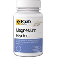 Produktbild von Raab Vitalfood Magnesiumglycinat Kapseln 100 Stück