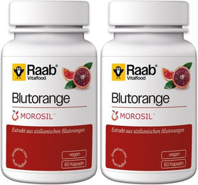 Raab Vitalfood Morosil Blutorangen Extrakt Kapseln vegan – Bild 1 von 1