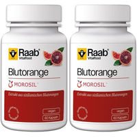 Produktbild von Raab Vitalfood Morosil Blutorangen Extrakt Kapseln vegan