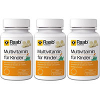 Produktbild von Raab Vitalfood Multivitamin Kids Lutschtabletten vegan glutenfrei laktosefrei