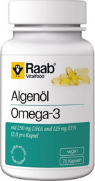 Raab Vitalfood Omega-3 Algenöl Kapseln vegan – Bild 1 von 1