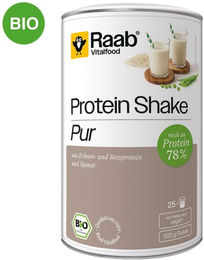 Raab Vitalfood Protein Shake Pur Bio Mehrkomponenten Protein Pulver Vegan 500 g – Bild 1 von 1