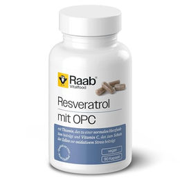 Raab Vitalfood Resveratrol mit OPC Kapseln 90 Stück glutenfrei laktosefrei ohne Zusatzstoffe – Bild 1 von 1