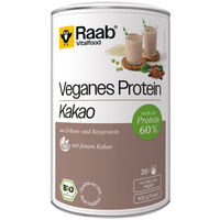 Produktbild von Raab Vitalfood Veganer Protein Shake Kakao Bio Mehrkomponenten Pulver 400 g