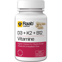 Produktbild von Raab Vitalfood Vitamin D3 K2 B12 Kapseln 60 Stück