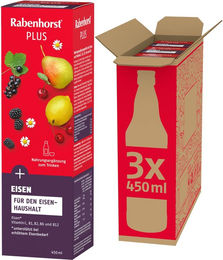 Rabenhorst Eisen Plus Flüssig 3er Pack (3 x 450 ml) – Bild 1 von 4