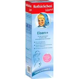 Rabenhorst Rotbäckchen Mama Eisen+ Saft mit Eisen Gluconat, 450 ml, vegan, glutenfrei und laktosefrei für Schwangere und Stillende – Bild 1 von 3