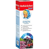 Produktbild von Rabenhorst Rotbäckchen Vital Eisen Formel Saft mit Eisen-Gluconat für Kinder ohne Zusatzstoffe 450 ml