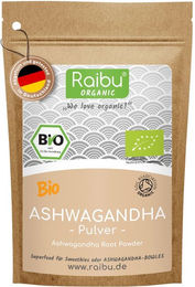 RAIBU Bio Ashwagandha Wurzelpulver vegan und ohne Zusatzstoffe 500g – Bild 1 von 1