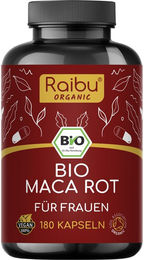 RAIBU Bio Maca Kapseln ohne Zusatzstoffe 180 Stück – Bild 1 von 3