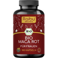 Produktbild von RAIBU Bio Maca Kapseln ohne Zusatzstoffe 180 Stück