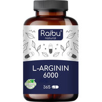 Produktbild von RAIBU L-Arginin Kapseln vegan 365 Stück
