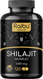 RAIBU Shilajit Kapseln mit Fulvinsäure und Huminsäure, vegan, 120 Stück – Bild 1 von 1