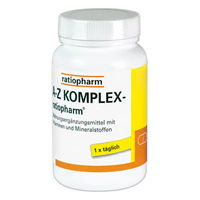 Produktbild von ratiopharm A-Z Komplex Tabletten