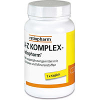 Produktbild von ratiopharm A-Z Komplex Tabletten für Sportler und Senioren 30 Stück