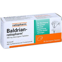 Produktbild von ratiopharm Baldrian überzogene Tabletten 30 Stück