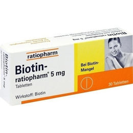 Ratiopharm Biotin 5 mg Tabletten 30 Stück – Bild 1 von 1