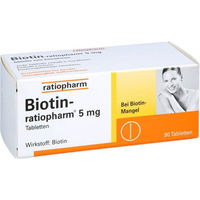 Produktbild von ratiopharm Biotin 5 mg Tabletten 90 Stück