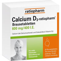 Produktbild von ratiopharm Calcium D3 Brausetabletten mit Calcium Carbonat