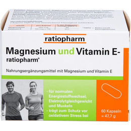 ratiopharm Magnesium und Vitamin E Kapseln 60 Stück – Bild 1 von 1