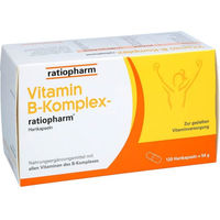 Produktbild von ratiopharm Vitamin B-Komplex Kapseln 120 Stück glutenfrei laktosefrei zuckerfrei