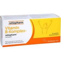Produktbild von ratiopharm Vitamin B-Komplex Kapseln 60 Stück glutenfrei laktosefrei zuckerfrei
