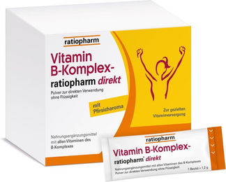 ratiopharm Vitamin B-Komplex Pulver für Senioren sowie Schwangere und Stillende – Bild 1 von 2