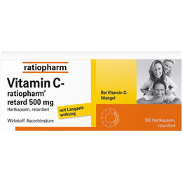 ratiopharm Vitamin C Ascorbinsäure 500 mg Retard Kapseln – Bild 1 von 1