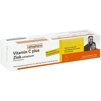 Produktbild von ratiopharm Vitamin C und Zink Brausetabletten mit 1000 mg Ascorbinsäure