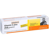 Produktbild von ratiopharm Vitamin C und Zink Brausetabletten mit Ascorbinsäure 20 Stück
