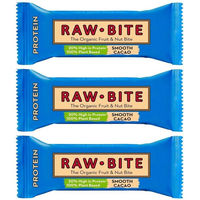Produktbild von Raw Bite Protein Smooth Cacao Bio Proteinriegel Schokolade