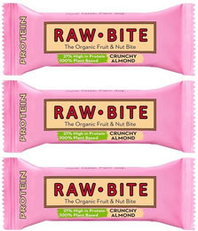 RAW BITE Proteinriegel Crunchy Almond Bio Vegan – Bild 1 von 1