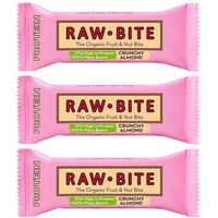 Produktbild von RAW BITE Proteinriegel Crunchy Almond Bio Vegan
