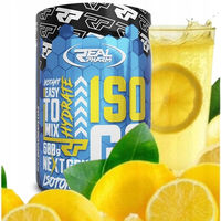 Produktbild von Real Pharm ISO GO Isotonischer Kohlenhydrat-Vitamin-Drink Pulver Zitrone 600 g